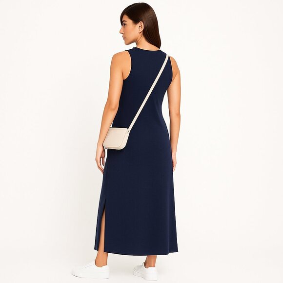 Beyond Yoga Featherweight Spacedye Racerback Maxi Dress, Navy (S) Athleisure - Picture 10 of 12